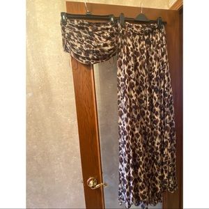 Leopard Print Two Piece Set